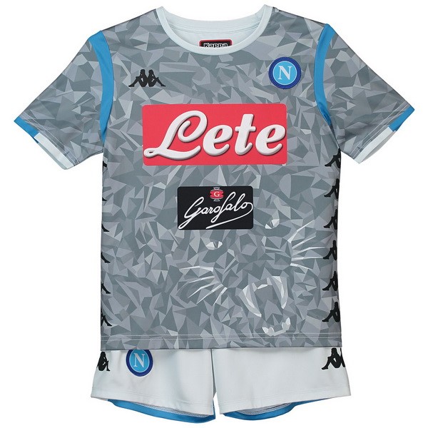 Camiseta Napoli Tercera equipo Niños 2018-19 Gris